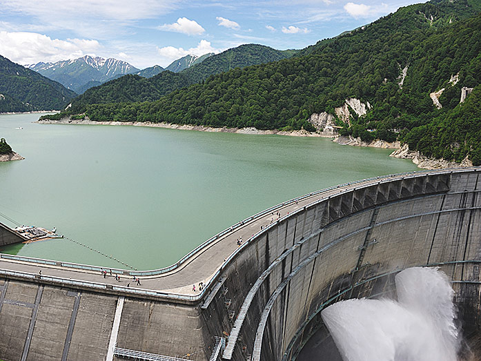 Kurobe Dam in Toyama Prefecture