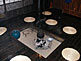 Magome Fireplace inside Tajimaya