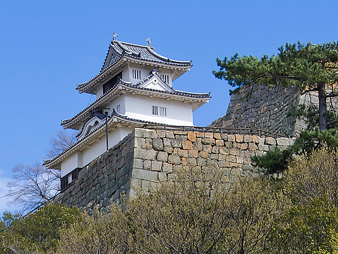 Marugame Castle in Kagawa Prefeture
