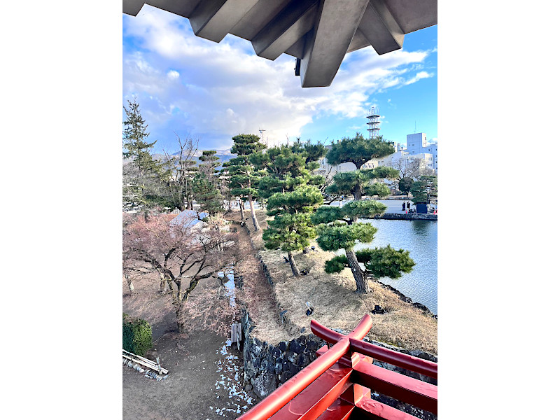 View from Matsumoto Castle in Kanagawa Prefecture