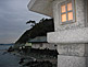 Stone Lantern near Meoto Iwa Wedded Rocks in Mie Prefecture
