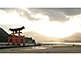 O-Torii gate of Itsukushima Shinto Shrine on Miyajima