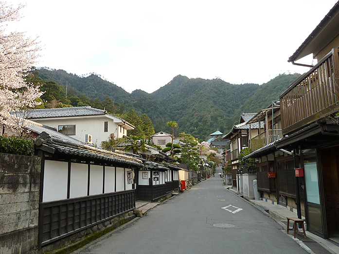 Miyajima-cho village street scene