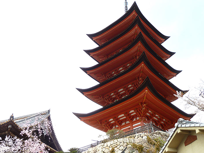 Gojunoto Five-storied Pagoda on Miyajima