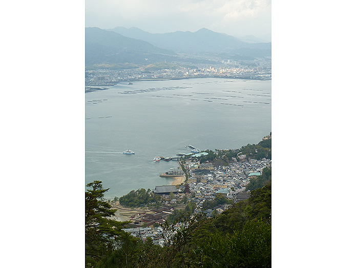 view from Mount Misen on Miyajima