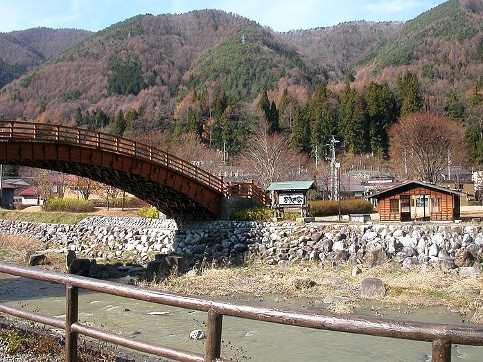 Kiso Ohashi Bridge over Narai River