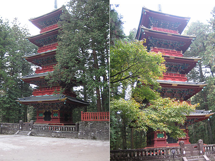 Gojunoto Five-Story Pagoda of Toshogu Shrine in Nikko