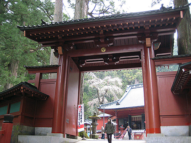 Shinmon (Sacred Gate) of Futarasan Shrine in Nikko