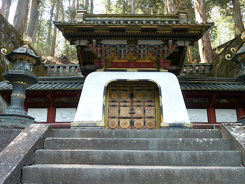 Kokamon Gate of Iemitsu Mausoleum (Taiyuin-byo) in Nikko