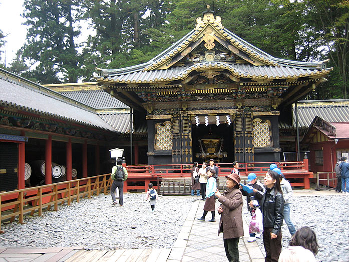 Shinyosha (Shed of Portable Shrine) of Iemitsu Mausoleum (Taiyuin-byo) in Nikko