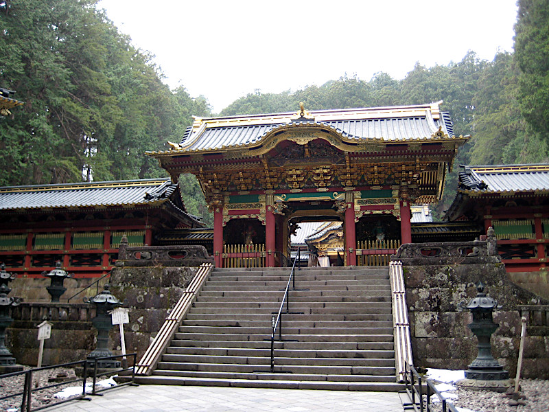 Yashamon Gate Taiyuin Mausoleum in Nikko