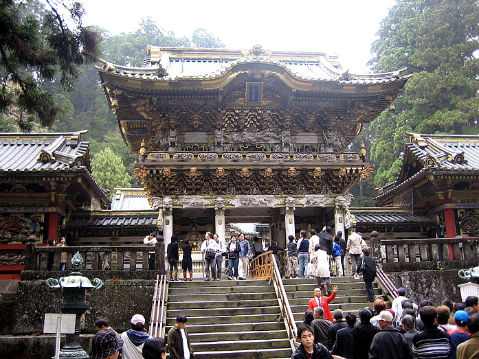 Yomeimon Gate in Nikko National Park