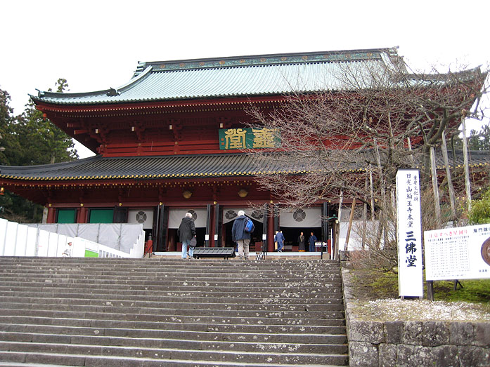 Sanbutsudo (Main Hall) of Rinno-ji Temple in Nikko