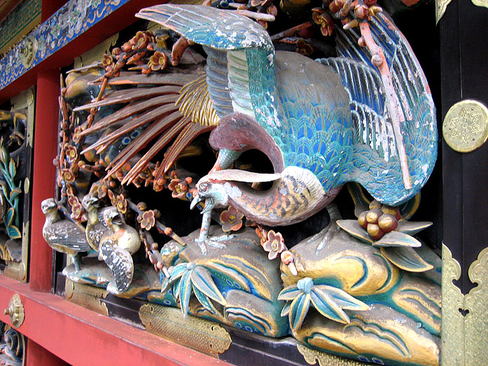 Kairo Corridor besides Yomeimon Gate of Toshogu Shrine in Nikko