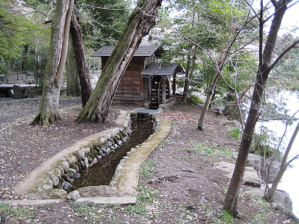 Water Mill in Nogi Park in Nishinasuno, Tochigi Prefecture