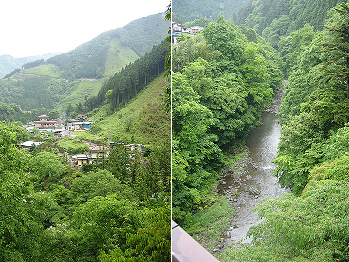 Okutama Town and Tamagawa River