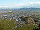 View from Mount Hachiman over Omihachiman in Shiga Prefecture
