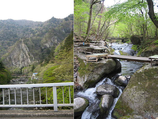 Kotarogafuchi Chaya (Teahouse) in Shiobara Valley