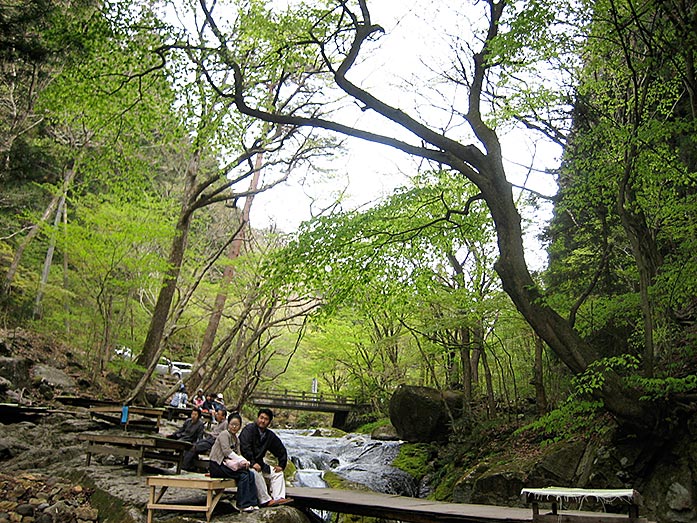Kotarogafuchi Chaya (Teahouse) in Shiobara Valley