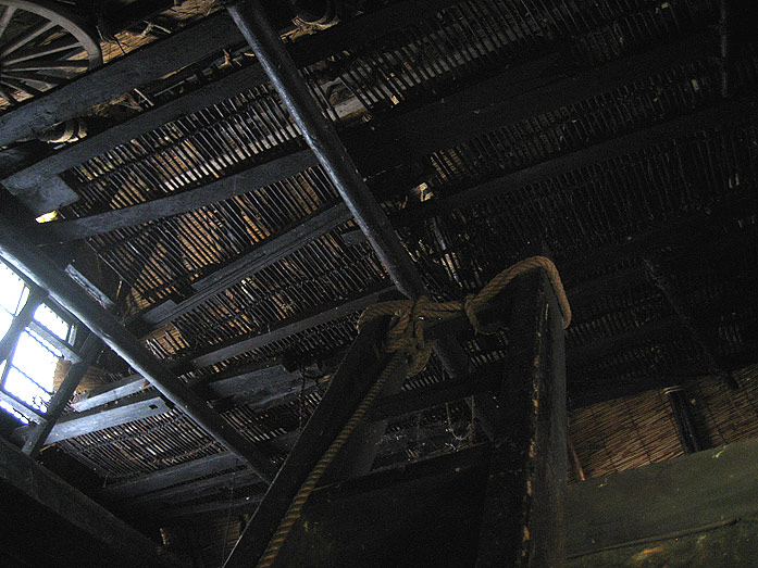 Shirakawago Village Attic of a Gassho-Zukuri Farmhouse Wada House