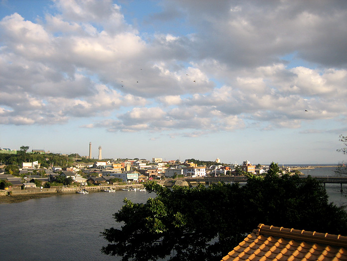 Town Miyanoura at Yakushima Island