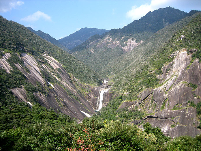 Yakushima Island Beautiful Senpiro Waterfall