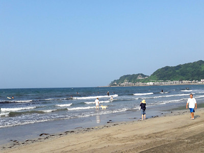 Yuigahama Beach in Kamakura