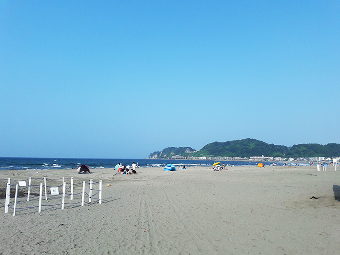 Yuigahama Beach in Kamakura