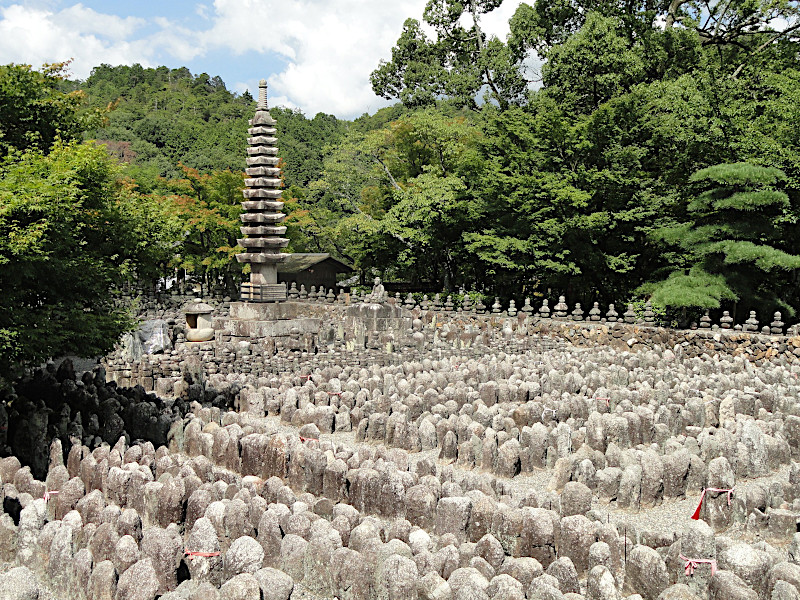 Adashino Nenbutsuji Temple Statues in Kyoto