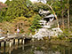 Pond Chion-in Temple in Kyoto