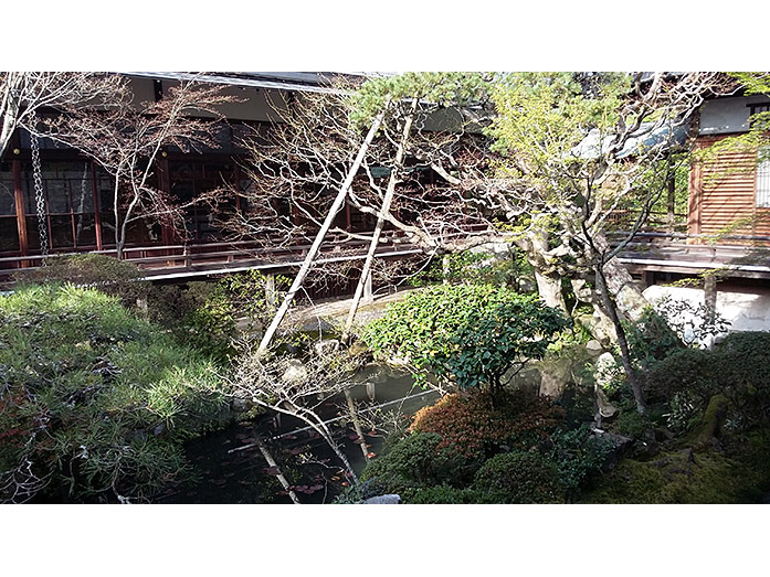 Courtyard Garden Eikan-do Temple in Kyoto