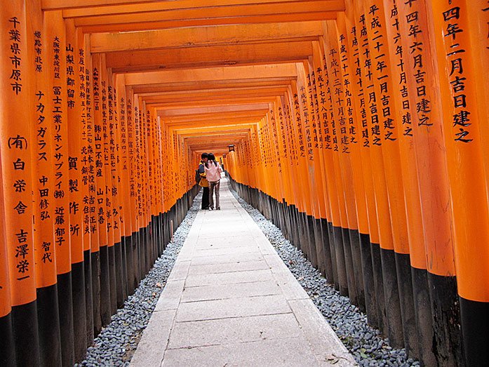 Senbon Torii at Fushimi Inari-Taisha Shrine in Kyoto