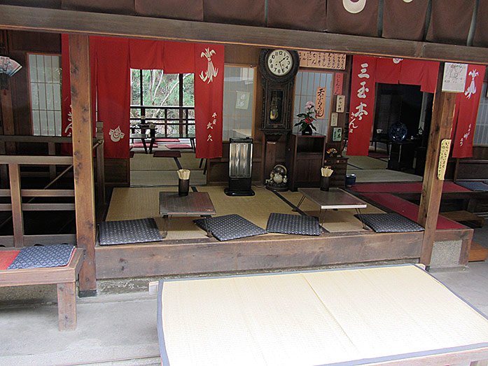 Small Restaurant at Walking Path of Fushimi Inari-Taisha Shrine in Kyoto