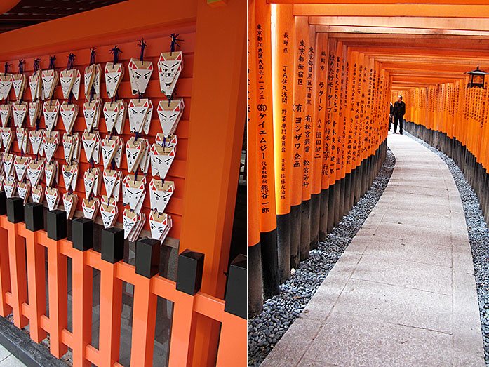 Wishing Plates at Fushimi Inari-Taisha Shrine in Kyoto