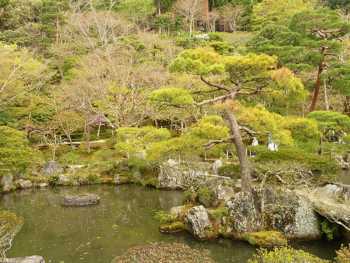 Ginkaku-ji Temple Moos Garden in Kyoto