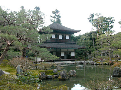 Ginkaku-ji Temple Silver Pavilion in Kyoto