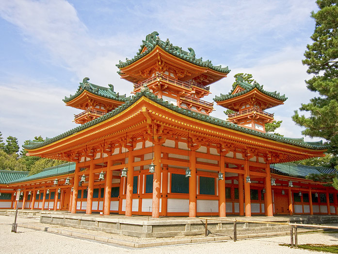 Heian Jingu Shrine in Kyoto