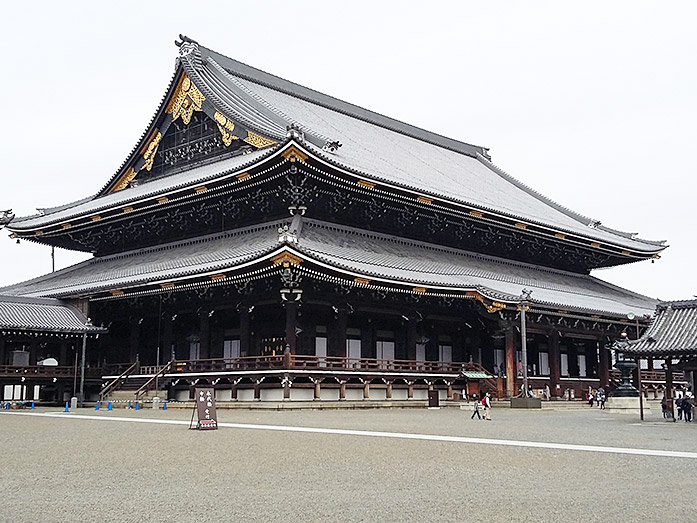Higashi Honganji Temple Founder's Hall in Kyoto