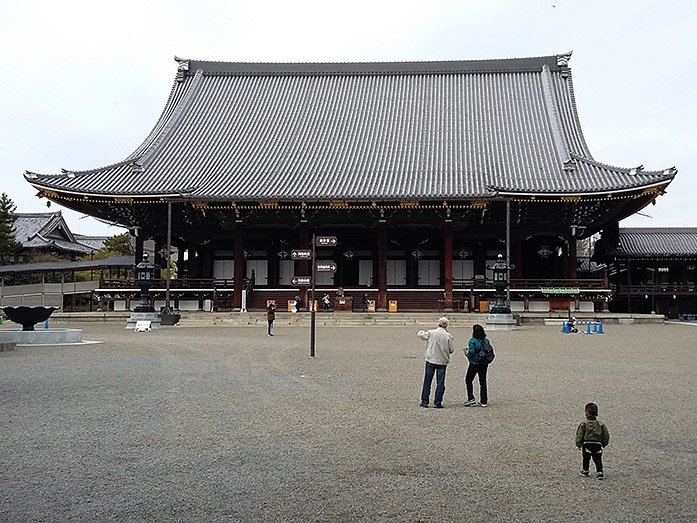 Higashi Honganji Temple Amida Hall in Kyoto