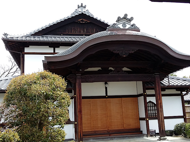 Building of Hojuji Temple in Kyoto