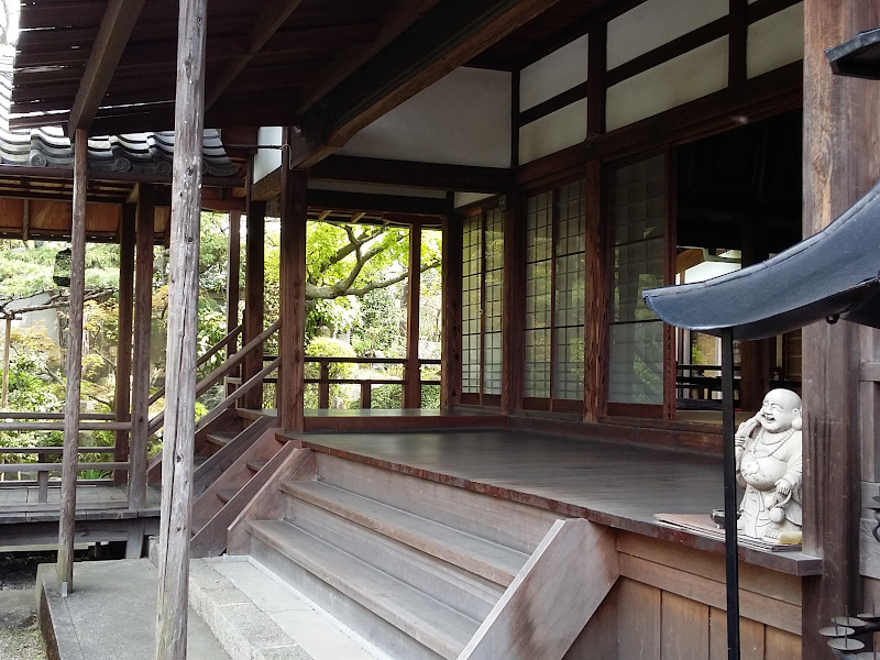 Main Building Hojuji Temple in Kyoto