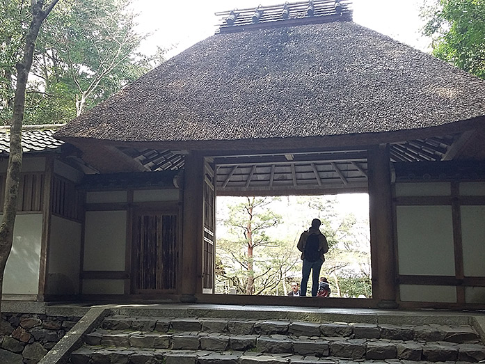 Sanmon Gate of Honen-in Temple in Kyoto