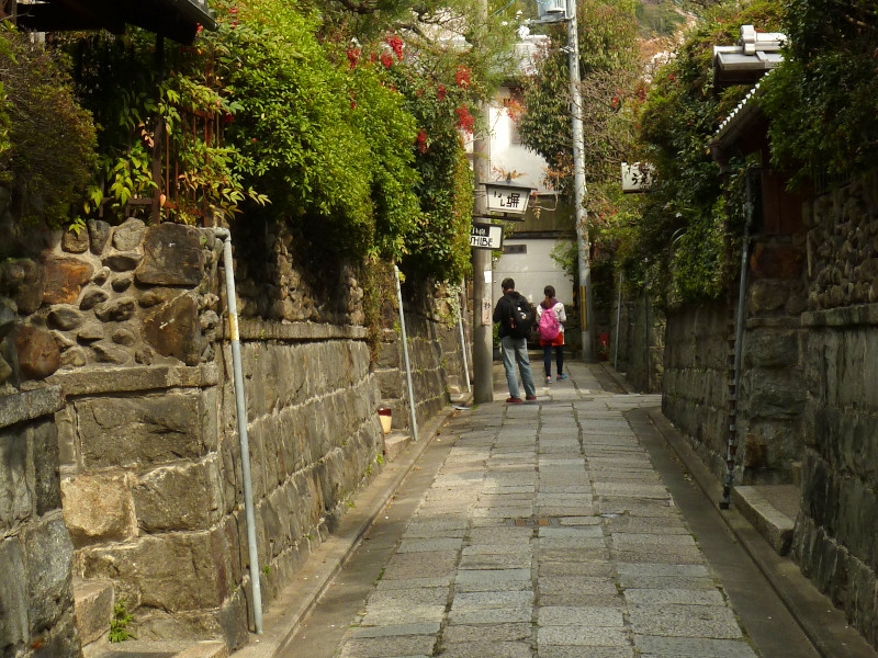 Ishibe-koji Alley in Higashiyama in Kyoto