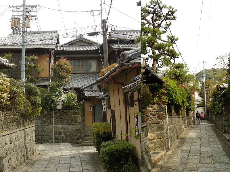 Ishibe-koji Alley in Higashiyama in Kyoto