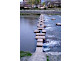 Crossing Kamogawa River in Kyoto
