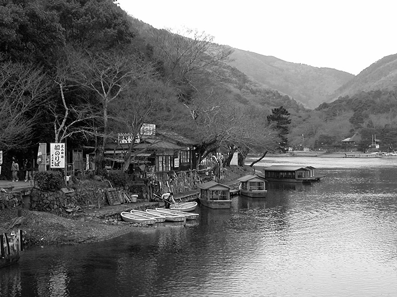 Katsura River in Arashiyama Kyoto