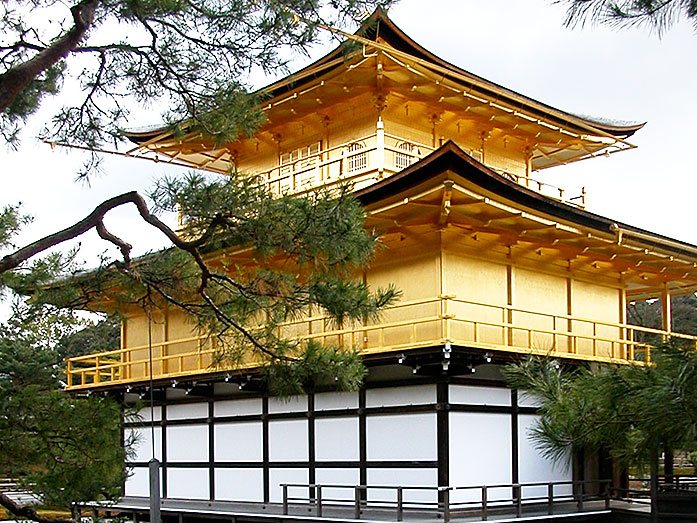 Kinkaku-ji Temple of The Golden Pavilion in Kyoto