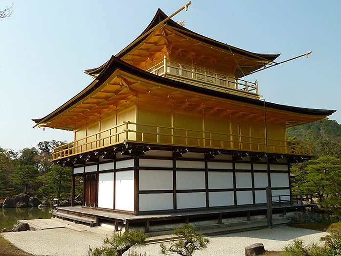 Kinkaku-ji Temple of The Golden Pavilion in Kyoto