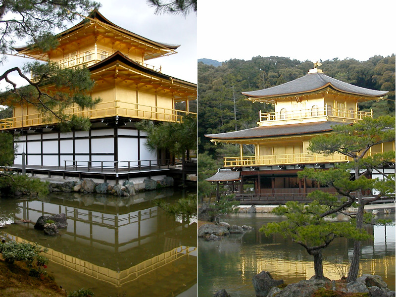 Kinkaku-ji Temple of The Golden Pavilion in Kyoto