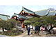Main Shrine of Kitano Tenmangu Shrine in Kyoto